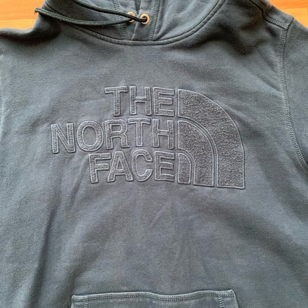 The North Face Half Dome Blue Hoodie Sweatshirt Mens Large Embroidered - Picture 2 of 10